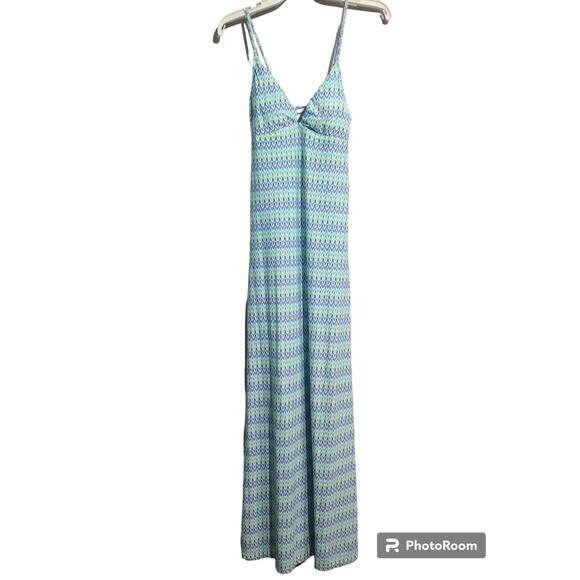 Helen Jon Chevron print Halter Maxi Dress - Picture 1 of 6